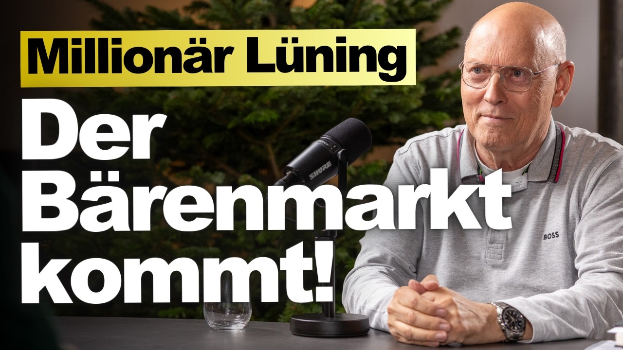 Millionär Lüning zeigt Depot: So rüstet er sich für Bärenmarkt und will 2026 den Markt schlagen!