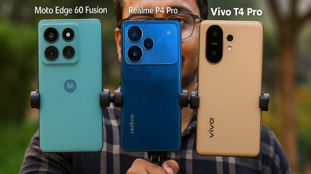 Vivo T4 Pro 5g Vs Realme P4 Pro 5g Vs Moto edge 60 Fusion Camera Test | Vivo T4 Pro 5g Camera Test 