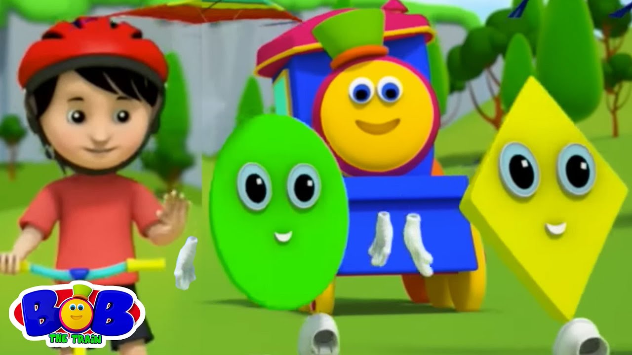 Bob O Trem As Formas Vão Rolando e Mais Vídeos Educativos Para Crianças