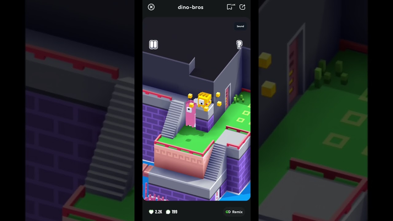 Dino Bros (Neonarcade) Level 10 #games #gaming #gameplay #walkthrough #shorts