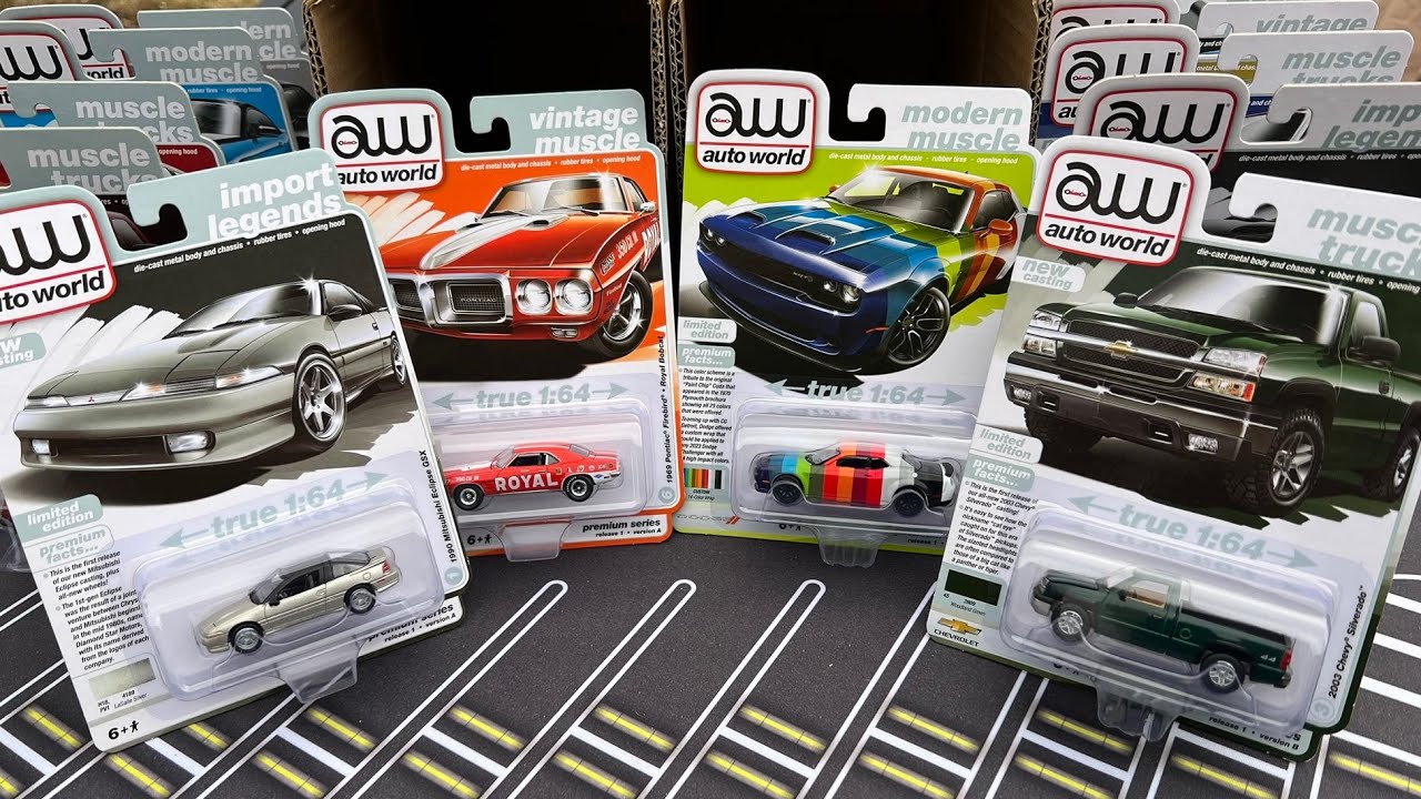 Lamley Preview: Auto World 2024 Premium Release 1 with New Cat Eye Chevy & Eclipse