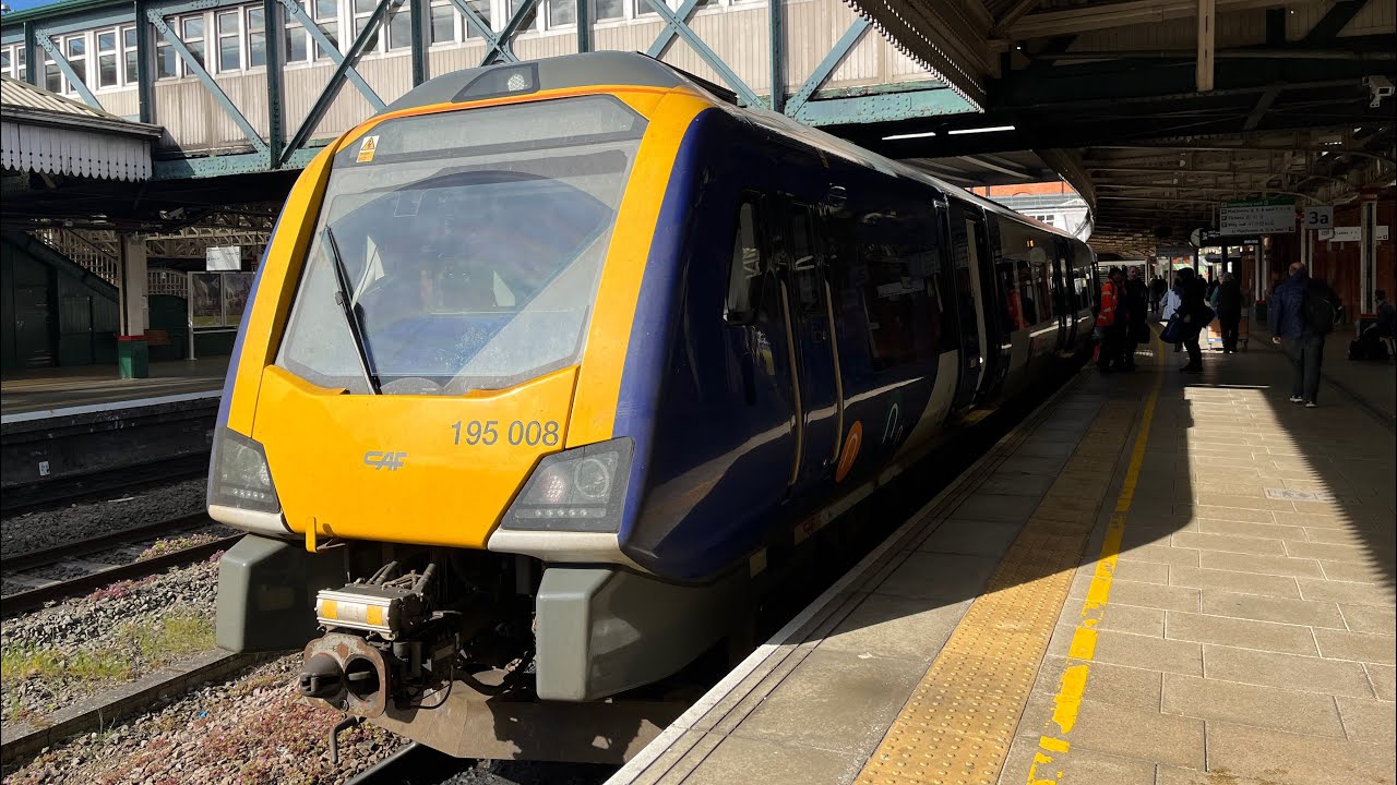 Northern 195 Trains - Sheffield to Nottingham Rail Ride
