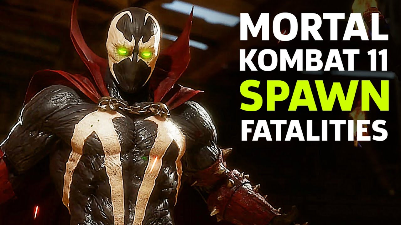 Mortal Kombat 11 - Spawn Fatalities, Brutalities, Fatal Blows, And Combos Gameplay