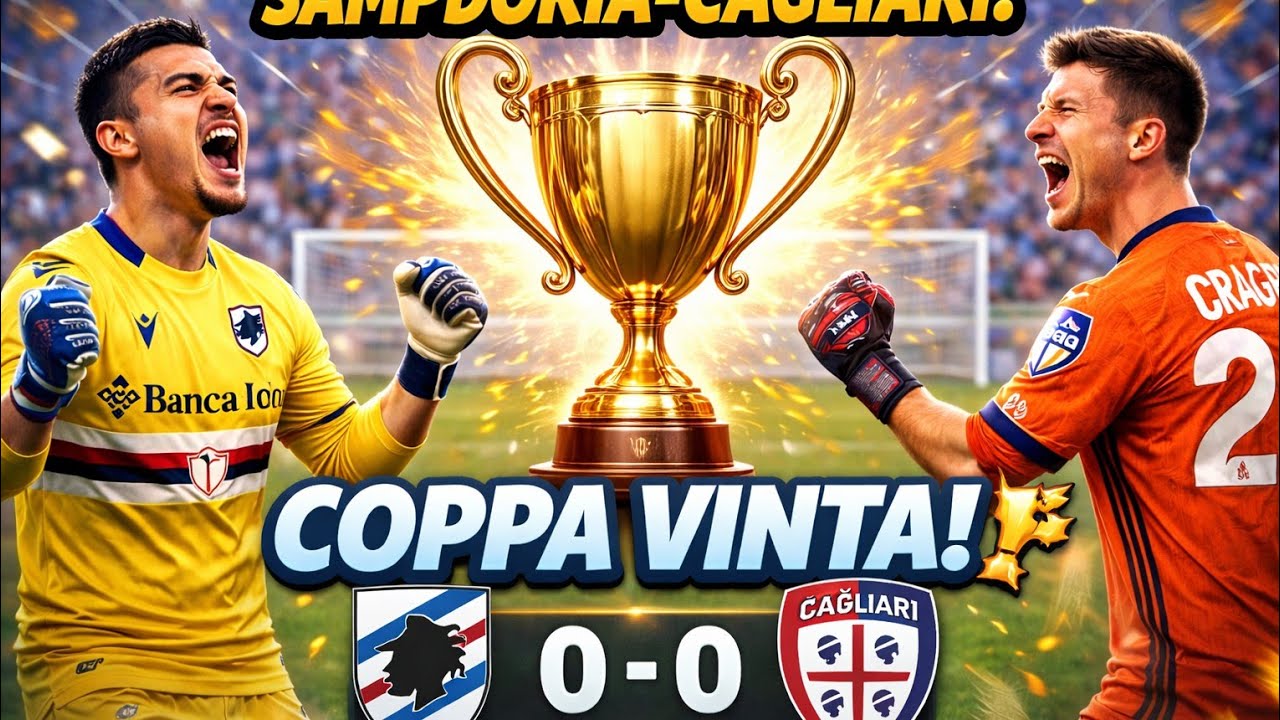 0-0 ma ALZIAMO COPPA!! PRIMO TROFEO con la Samp. Carriera con la Sampdoria #3