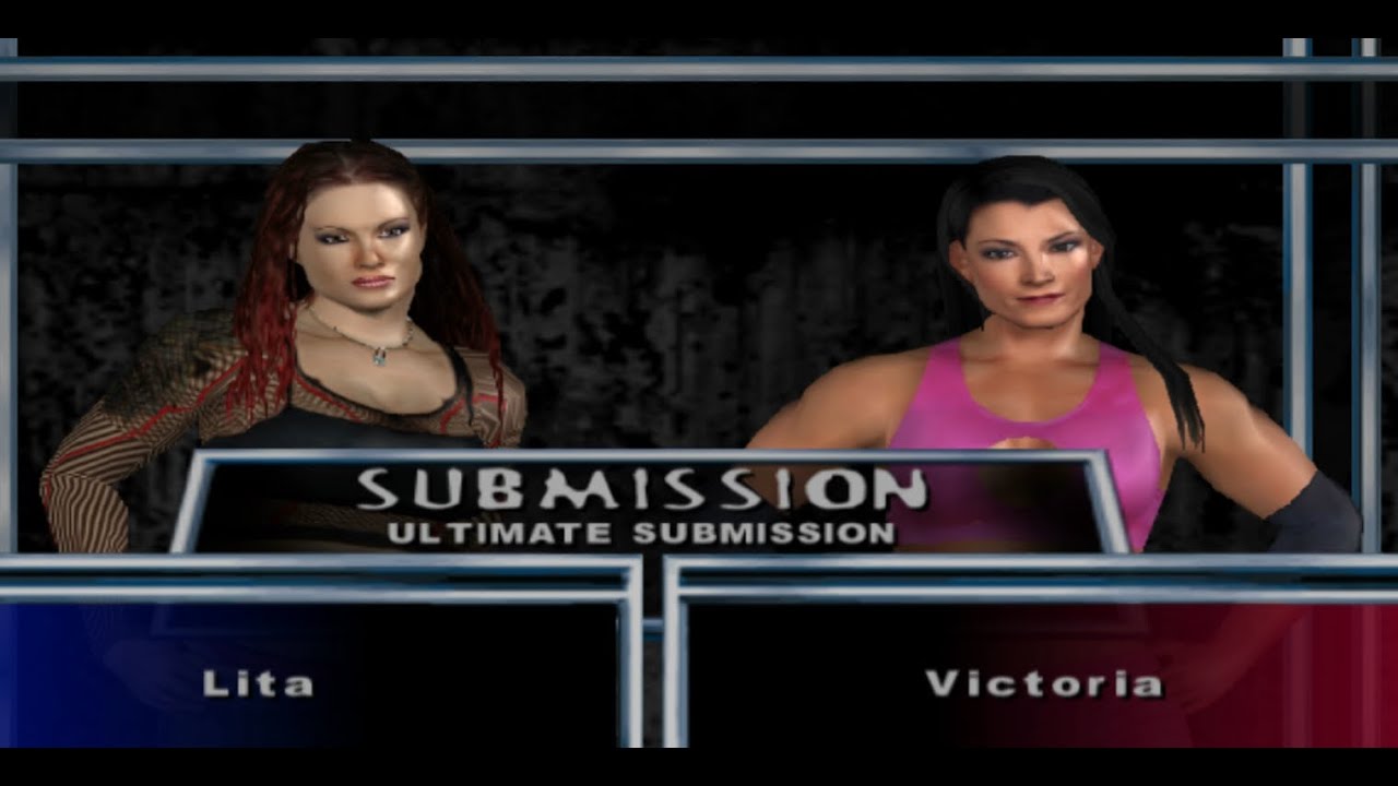 WWE Smackdown Here Comes The Pain PS2 (Lita vs Victoria) Ultimate Submission Match