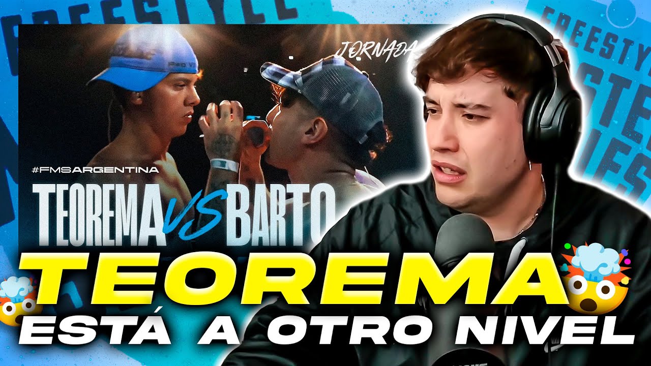 ¿ES TEOREMA EL MEJOR IMPROVISADOR DEL PLANETA? QUÉ LOCURA DE BATALLA - TEO VS BARTO FMS ARGENTINA J3