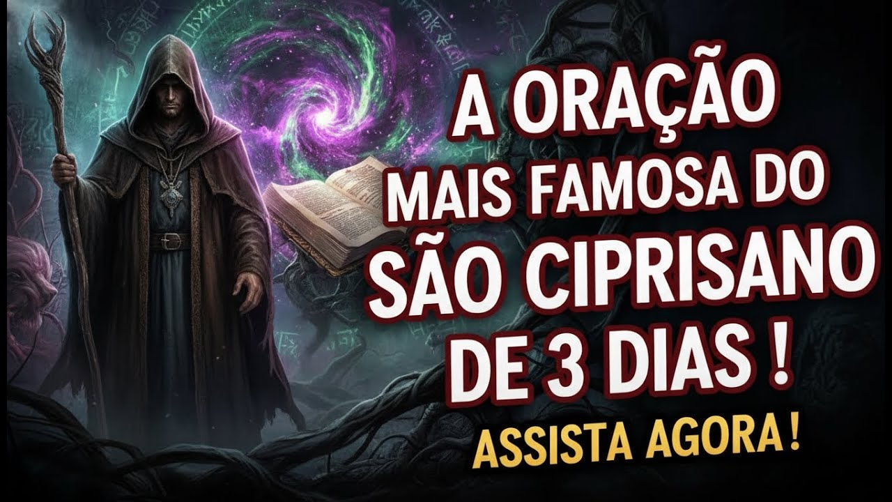 A ORAÇÃO MAIS FAMOSA DO SAO CIPRIANO DE 3 DIAS !