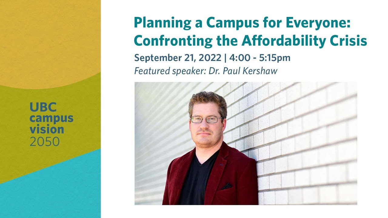 Planning a Campus for Everyone: Confronting the Affordability Crisis