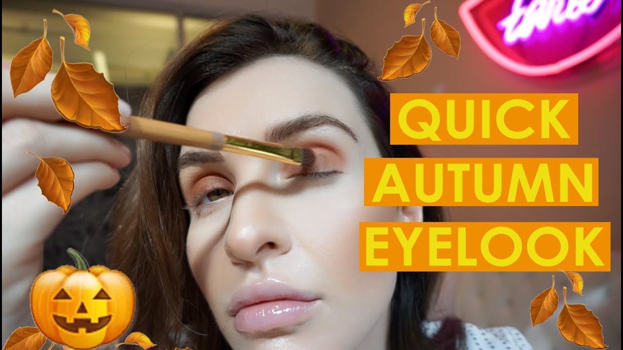fall inspired eye look with Jen | tarte talk