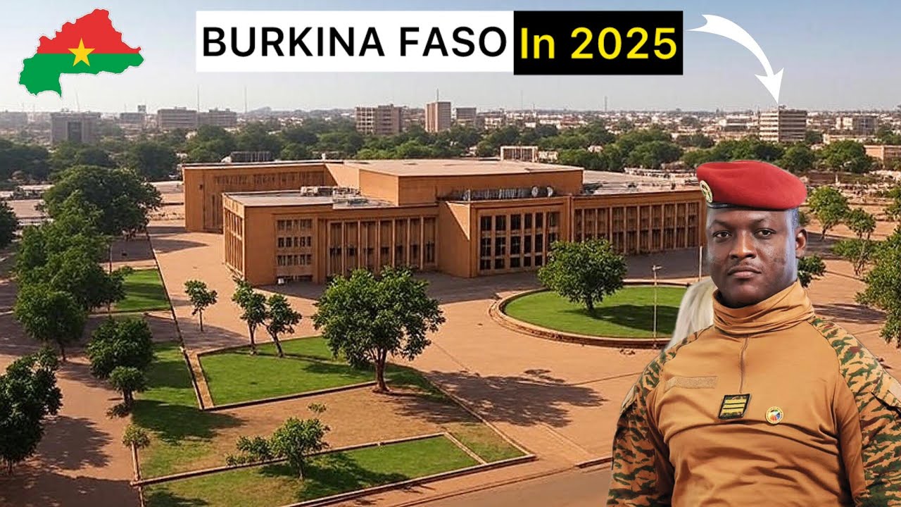Nowa twarz BURKINA FASO🇧🇫: Miasto Ibrahim Traor&eacute; w 2025 r. (4k)