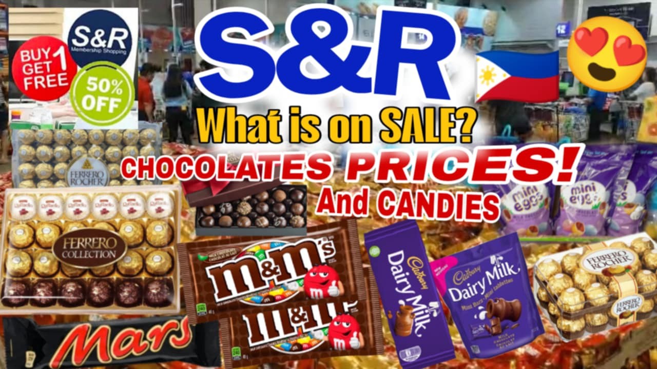 S&R 🇵🇭WHAT IS ON SALE?  CHOCOLATES PRICES! AND CANDIES | SHOPPING AND TOUR WITH PRICES! #Len TV Vlog