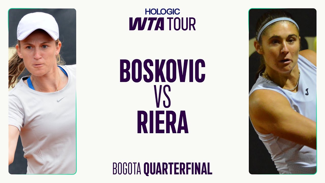 Lea Boskovic vs. Julia Riera | 2025 Quarterfinal Bogota | WTA Match Highlights