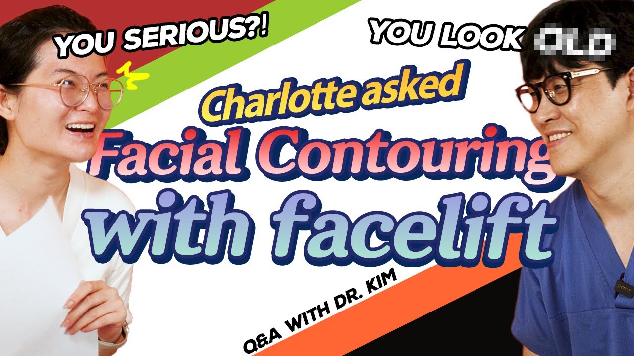 Facial contouring surgery along with face lift? Charlotte from Indonesia meets Dr.Kim