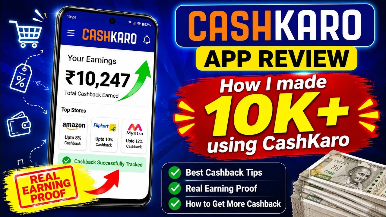 Cashkaro app review | how i made 10k+ using @cashkaro 