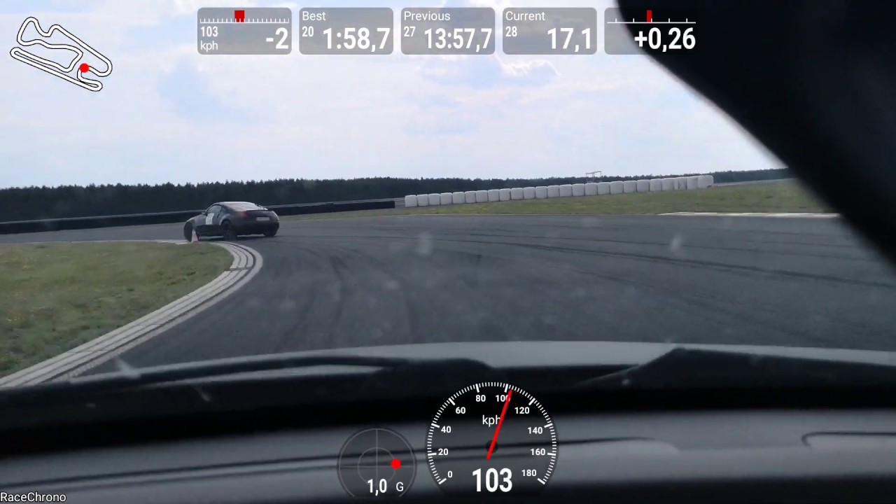 Time Attack Tor Silesia BMW 323ti Compact, best lap 1:57,653