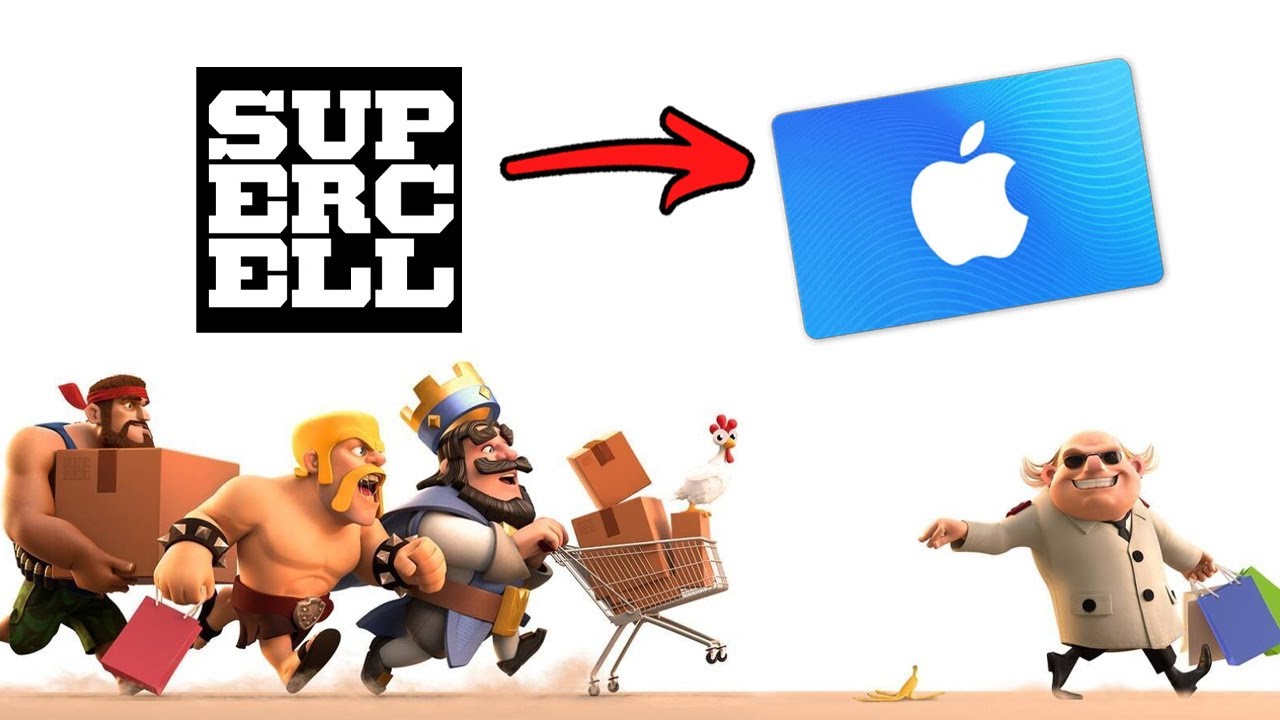 How to Buy Something from Supercell Store with Apple Gift Card