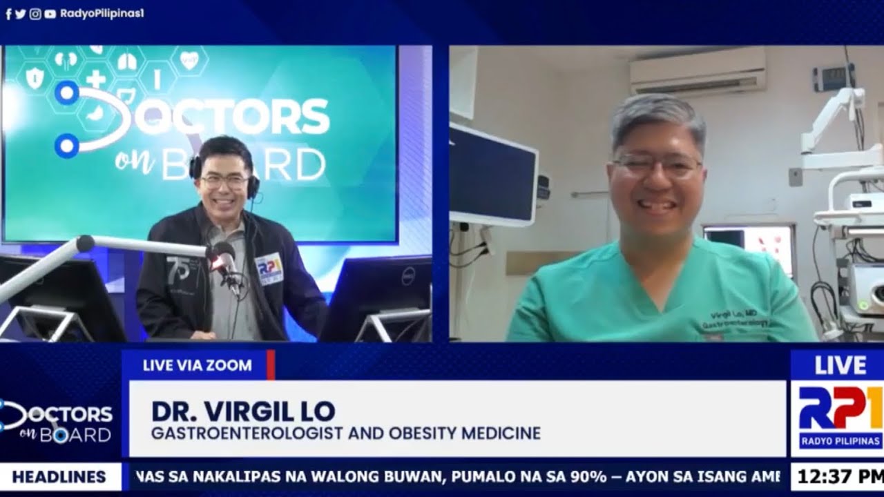 ANO ANG MGA COMMON NA SAKIT SA GASTROENTEROLOGY? (➕OBESITY MEDICINE) -Dr Virgil Lo “pinoygastro”