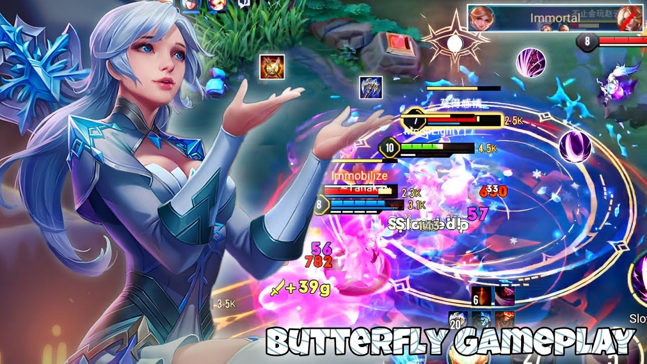 Butterfly Jungle Pro Gameplay | Tanky Assassin Hard Carry | Arena of Valor Liên Quân mobile CoT