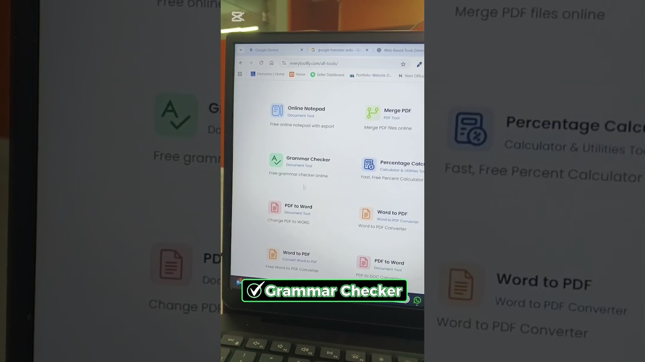 Лучший веб-инструмент, часть 12 &mdash; Проверка грамматики #webtools #tech #grammarcheck #short #viral...