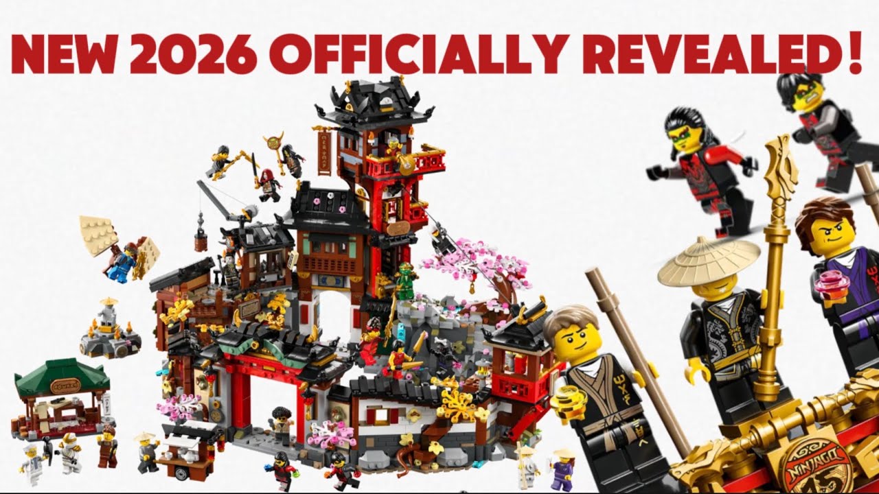 Lego Ninjago Legacy 2026 The Old Town Officially Revealed! 