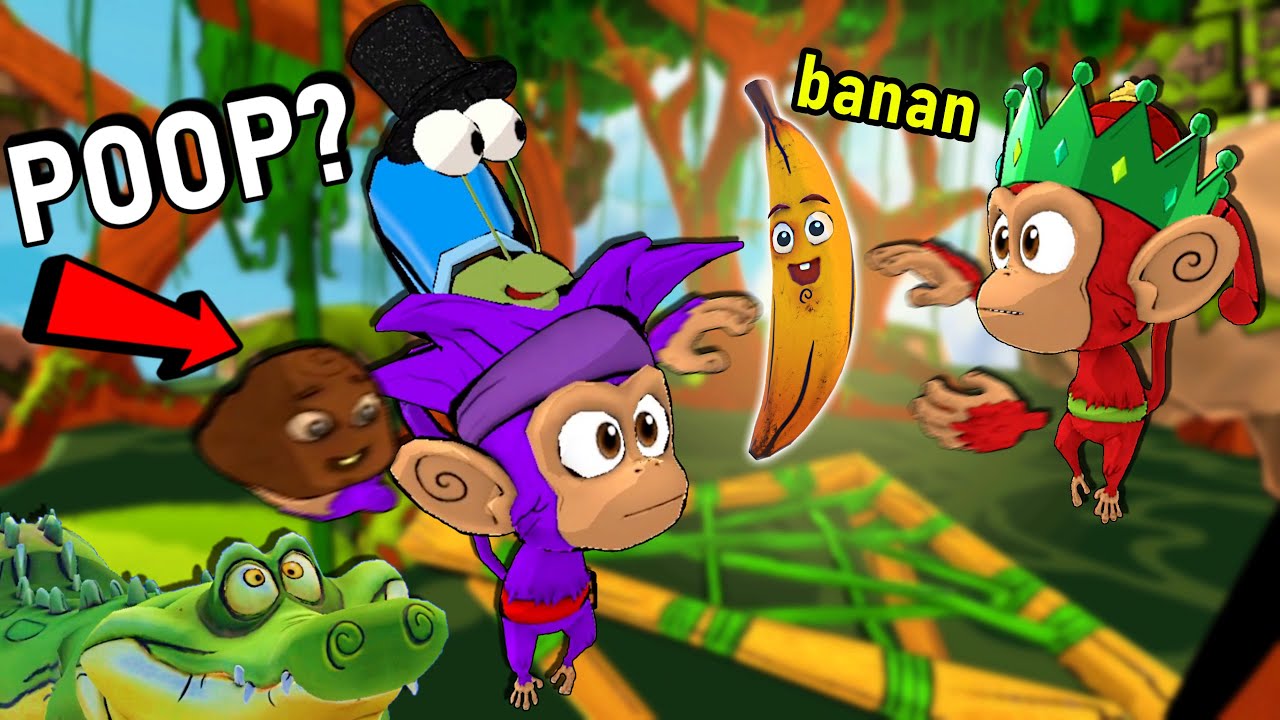 The GREATEST New VR Poop Throwing Monkey Game??? (Monkey See Monkey Doo Doo VR)