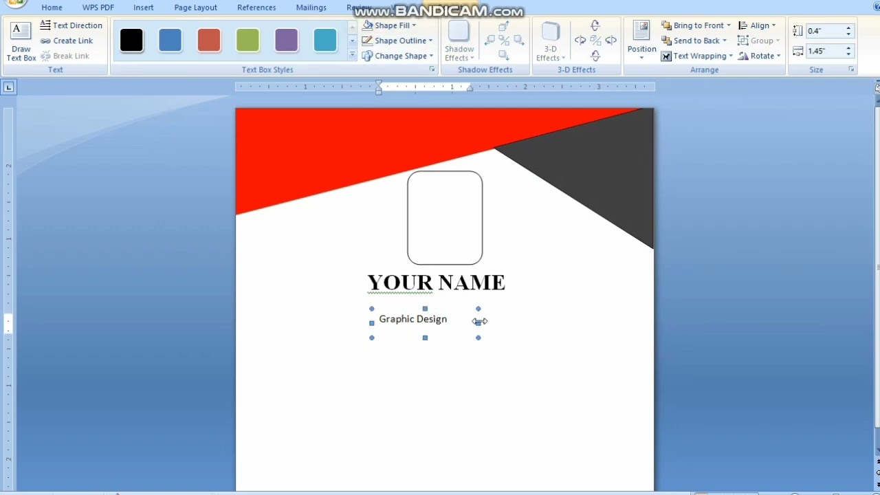 I'd card design |identity card Kaise Banaye | MS Word Certificate Banane Ka Tarika (Step by Step)