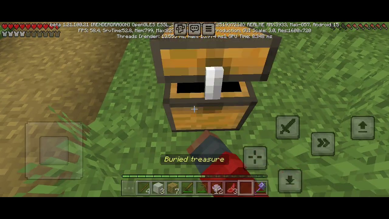 Minecraft but stone gives us OP item part1