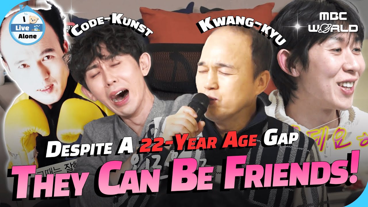 [SUB] Kwangkyu Makes Co-Kun Laugh! Overcoming a 22-Year age Gap & They become friends🌟#ILiveAlone