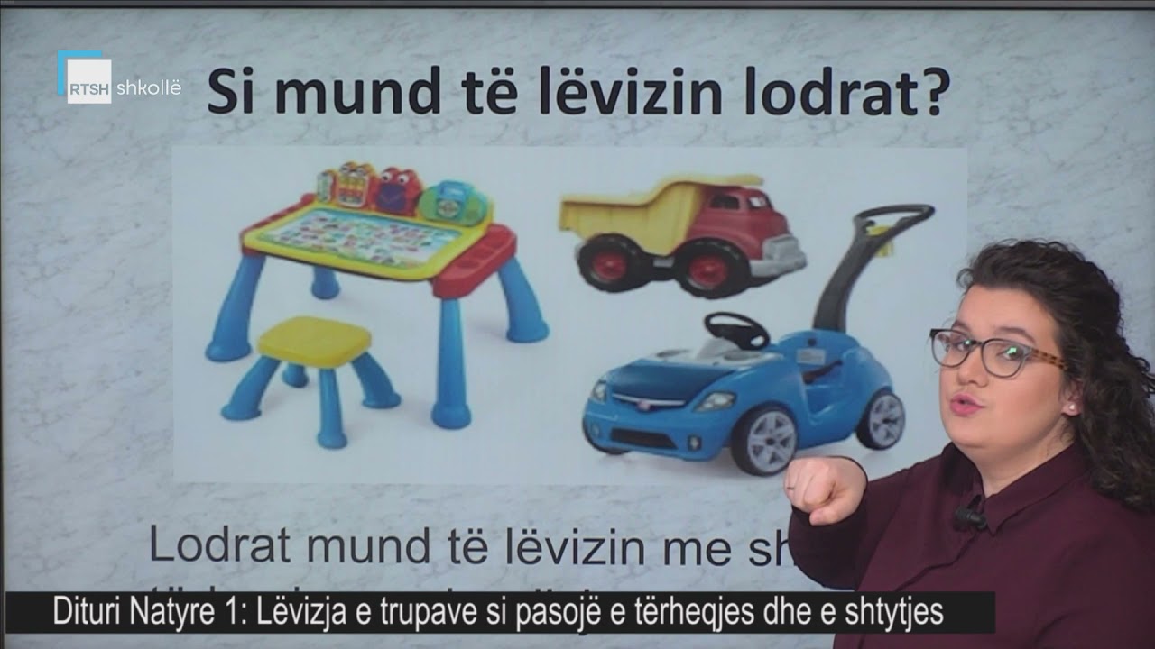 Dituri Natyre 1 - Lëvizja e trupave si pasojë e tërheqjes dhe e shtytjes