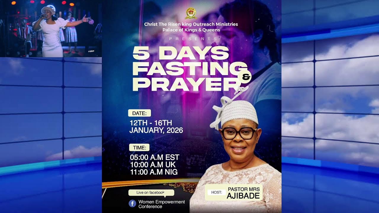 DAY 3 OF 5 DAYS FASTING & PRAYER