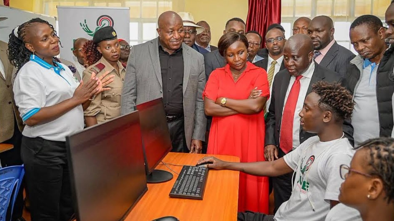 PS Tanui Commissions The Manyatta Jitume Digital Hub at Manyatta Technical and Vocational College