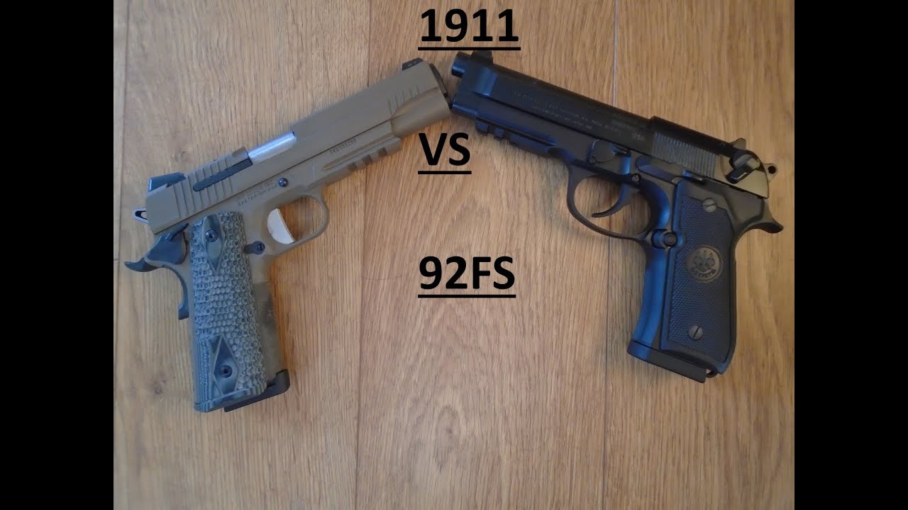 1911 vs Beretta 92A1: Reliability Test