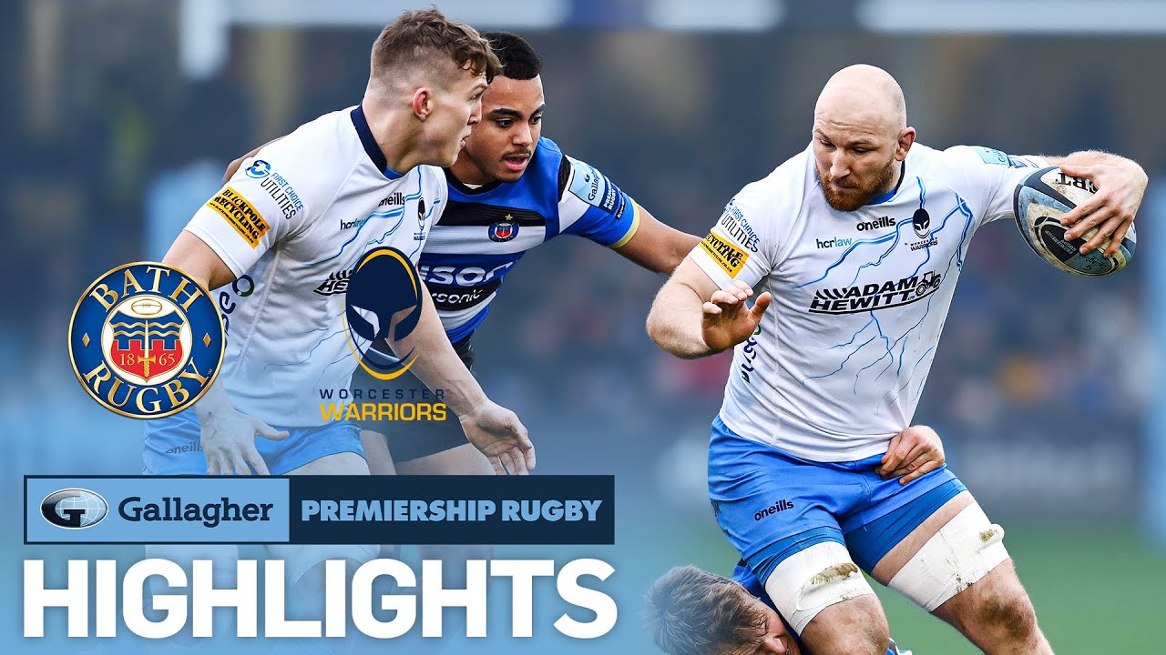 Bath v Worcester - HIGHLIGHTS | Tight Tussle at the Rec! | Gallagher Premiership 2021/22