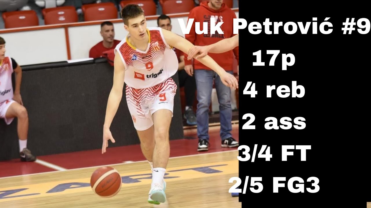 Vuk Petrović #9 - Triglav KLS - KK Borac vs KK Mega  65:85