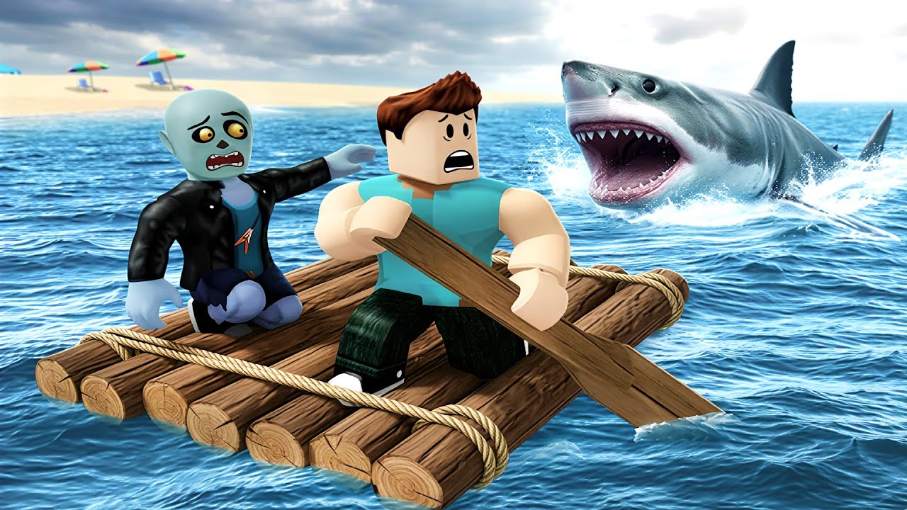 ISSIZ ADADA MAHSUR KALDIK! 🏝️😱 - Zombik ve Steve Survival Roblox