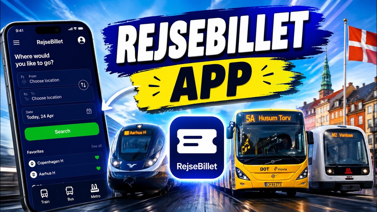 RejseBillet App Review: Best Travel App in Denmark for Buses, Trains & Metro (2025)