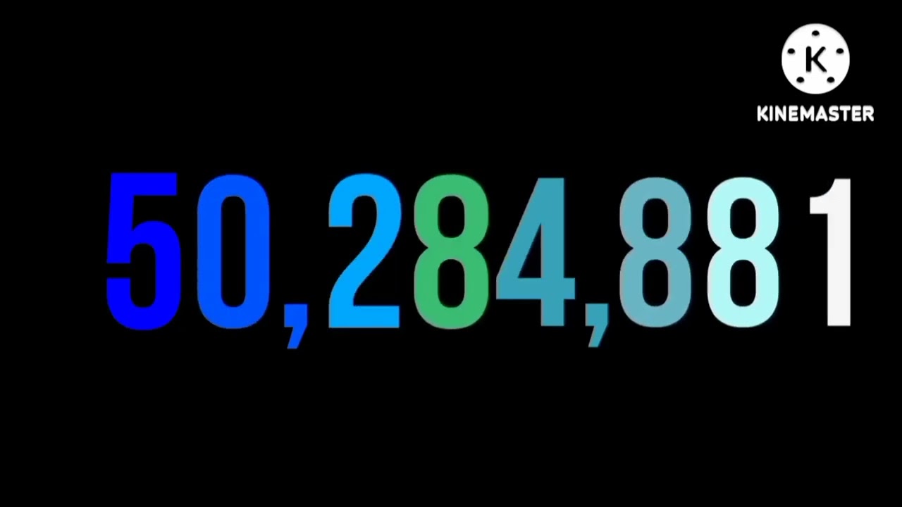 Numbers 0 to 1,000,000,000 (@quaternary-number ) Originally there's no premieres yet👇