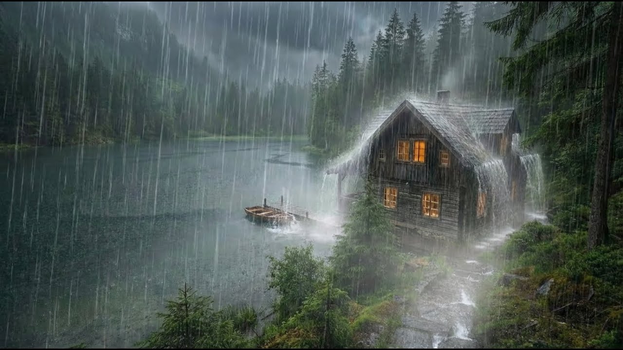 Want a CALM Mind in Minutes? Rainy Lake & Soft Thunder