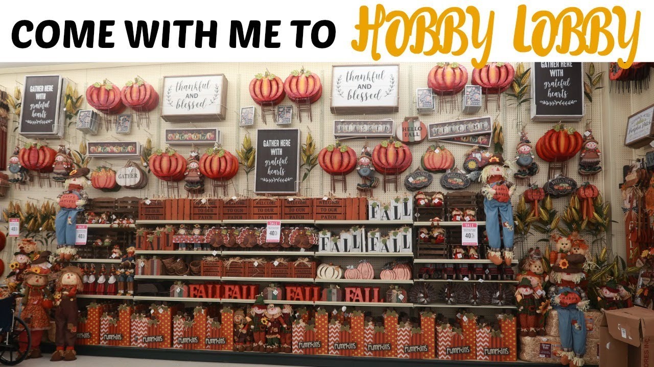 HOBBY LOBBY FALL DECOR 2019 * SHOP WITH ME