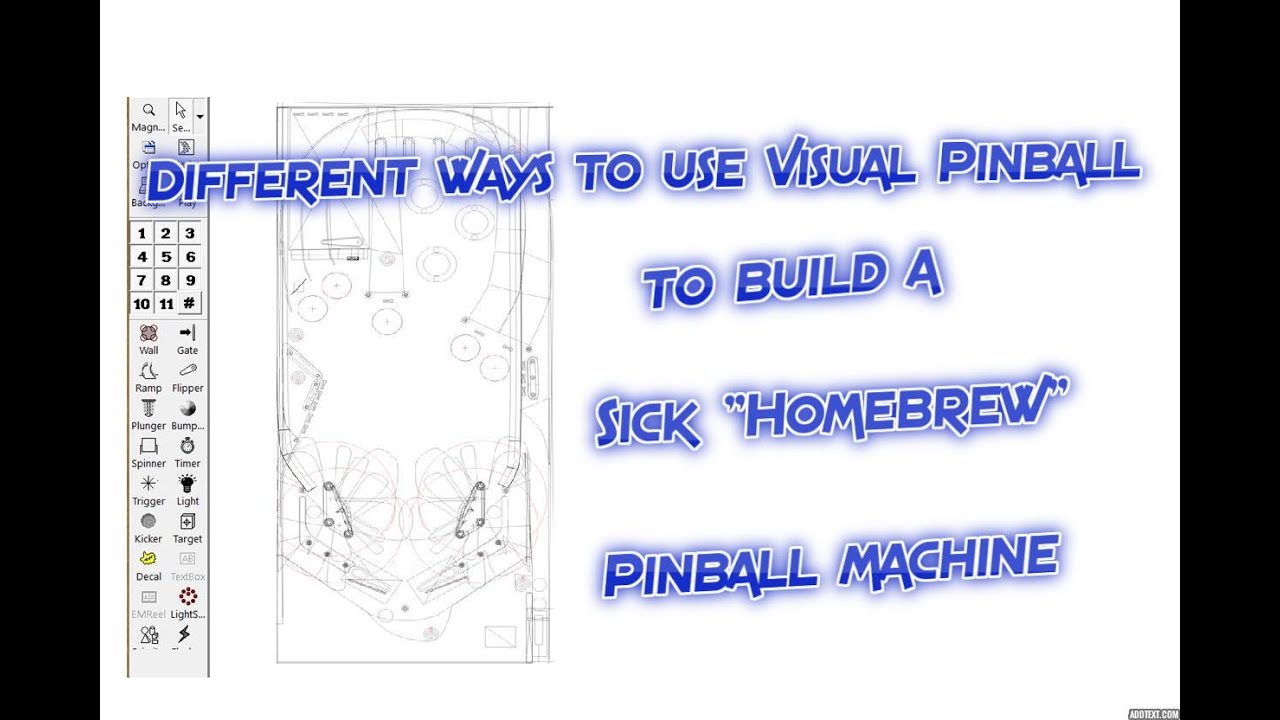 Different ways I used Visual Pinball to help build a Sick 