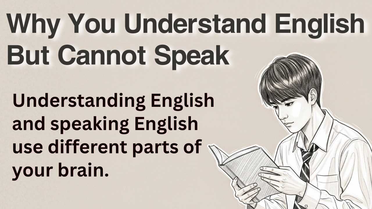 Why You Understand English But Cannot Speak | English Listening Story for Speaking Confidence