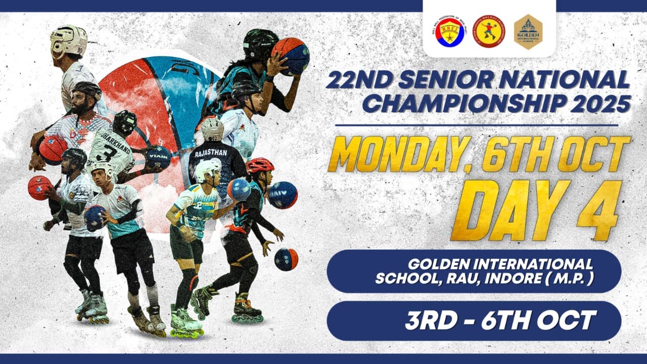 DAY - 4 | LIVE STREAMING | 22nd Senior National Roll Ball Championship -2025