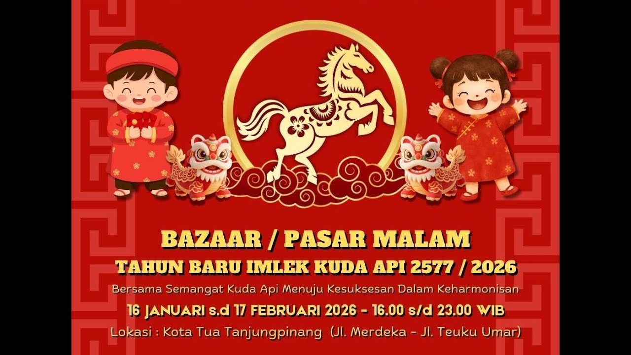 HIGHLIGHT KEGIATAN BAZAAR PASAR MALAM TAHUN BARU IMLEK KUDA API 2577 / 2026