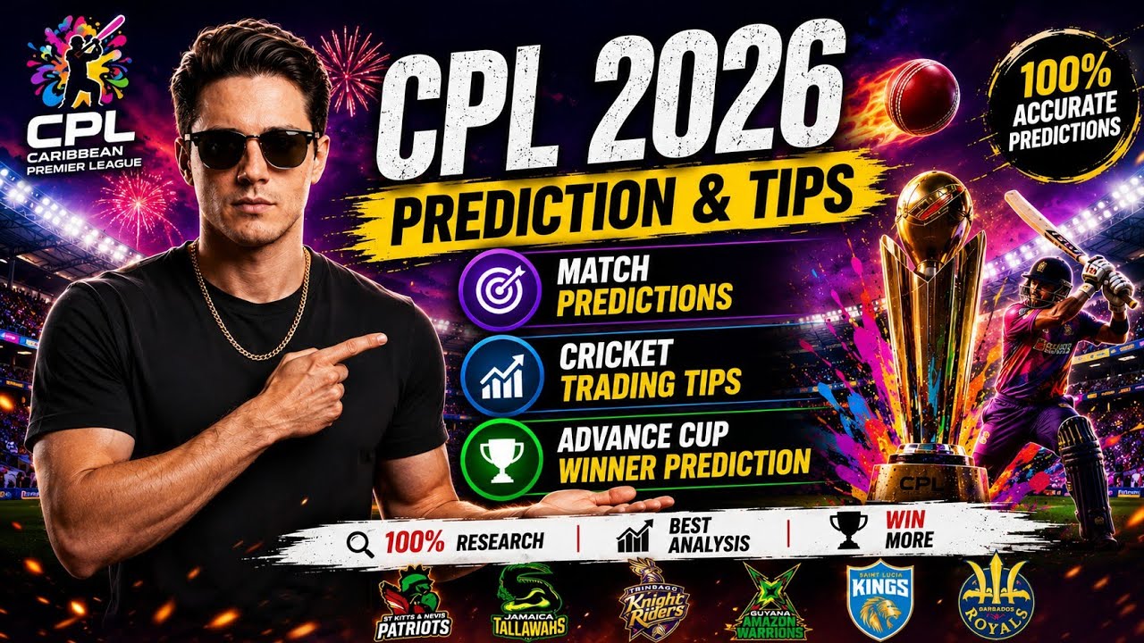 CPL 2026 Advance Predictions | Cup Winner | Cricket Trading Tips | Zain CBTF |