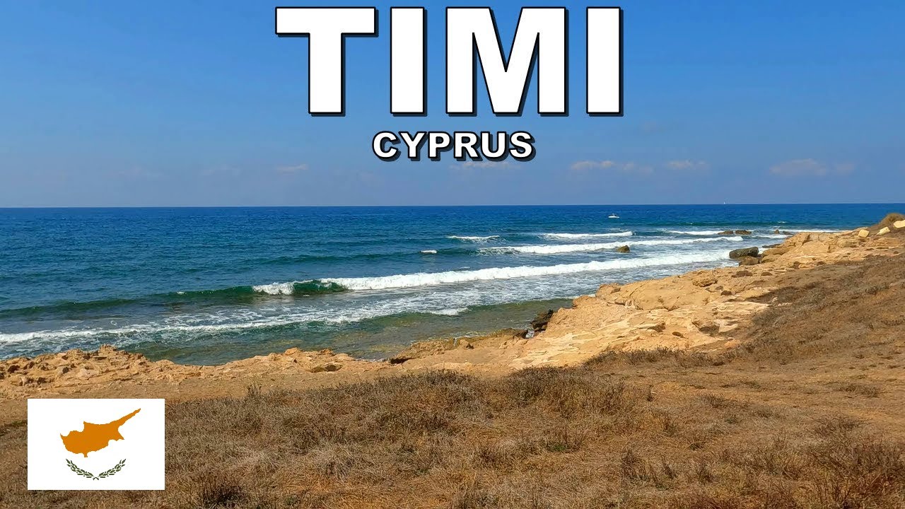 DRIVING from TIMI VILLAGE to TIMI BEACH and NATURE RESERVE in CYPRUS 4K (60fps)
