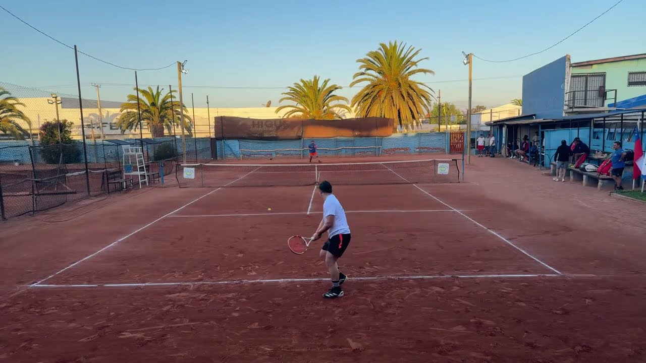 Cristián Fernández en partido de Segunda Senior Interclub vs Limache