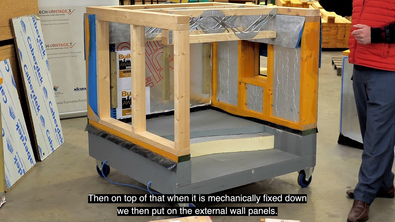 Self Build Timber Frame Demonstration with Frame Technologies