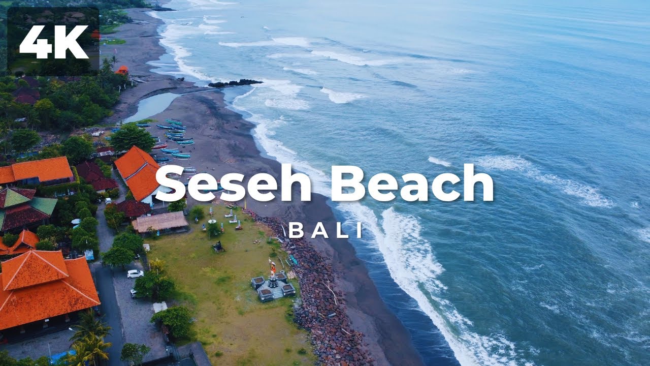 Seseh Beach, Bali, Indonesia - 4K