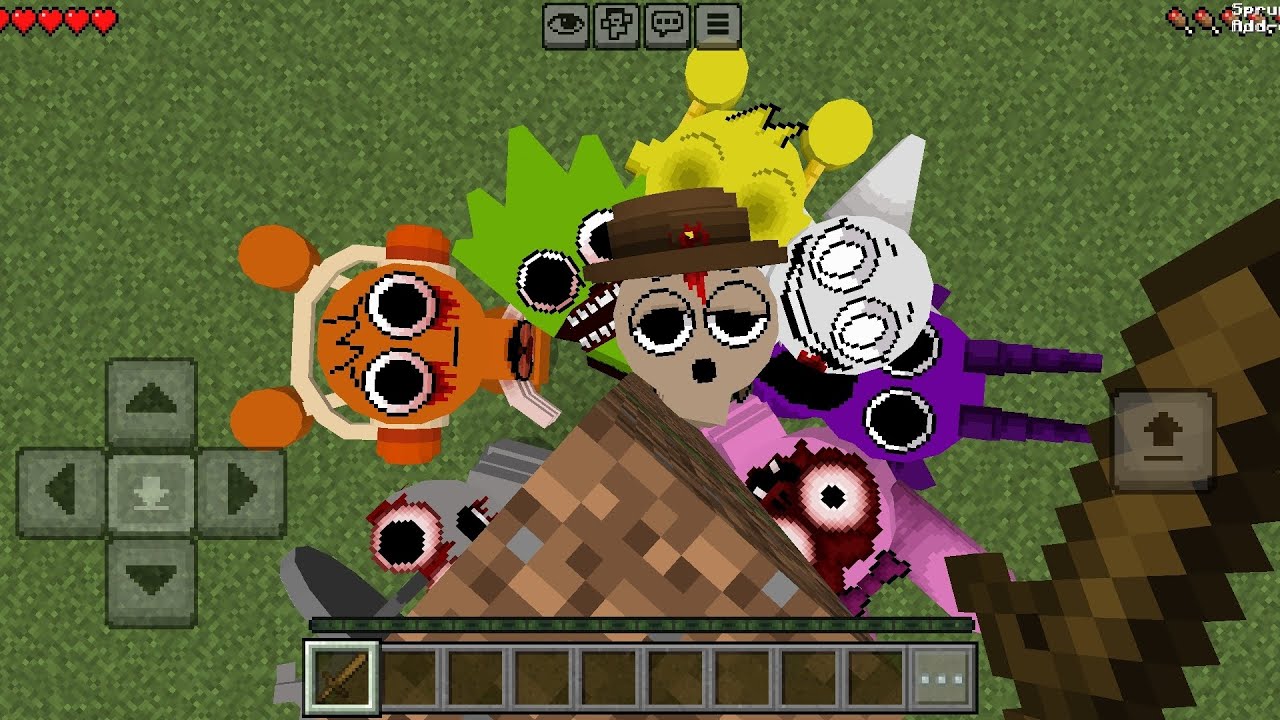 Sprunki Incredibox Mod in Minecraft PE 