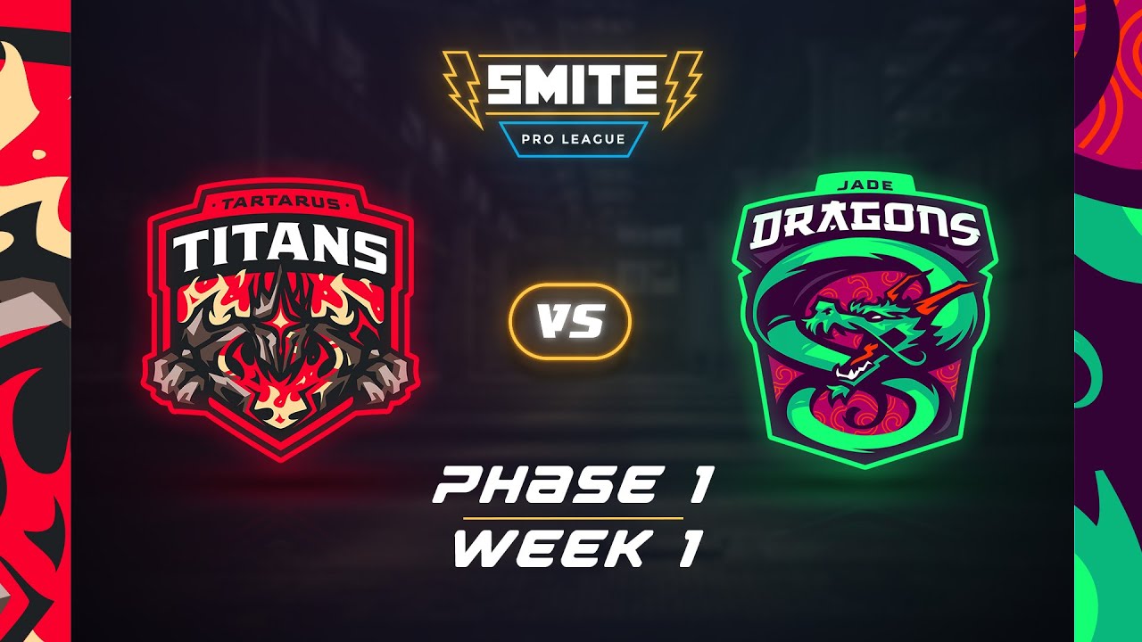 SMITE Pro League Phase 1 Week: Jade Dragons vs Tartarus Titans